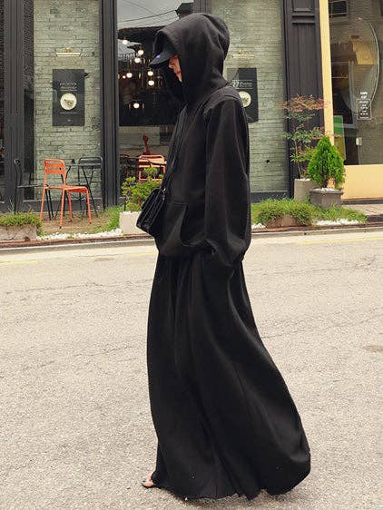 Loose Urban Wide Leg Elastic Waist Pants