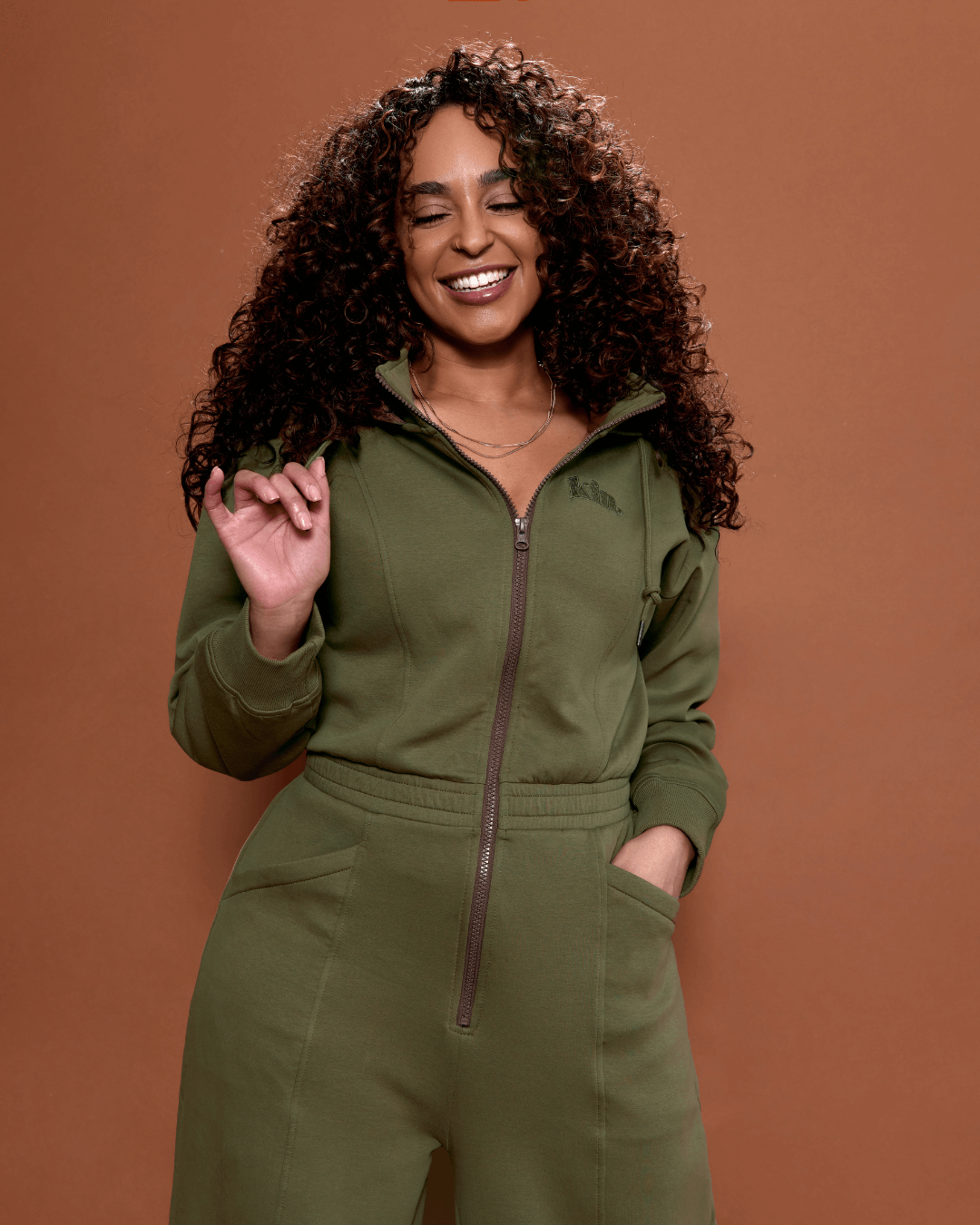 Satin Crown Jumpsuit