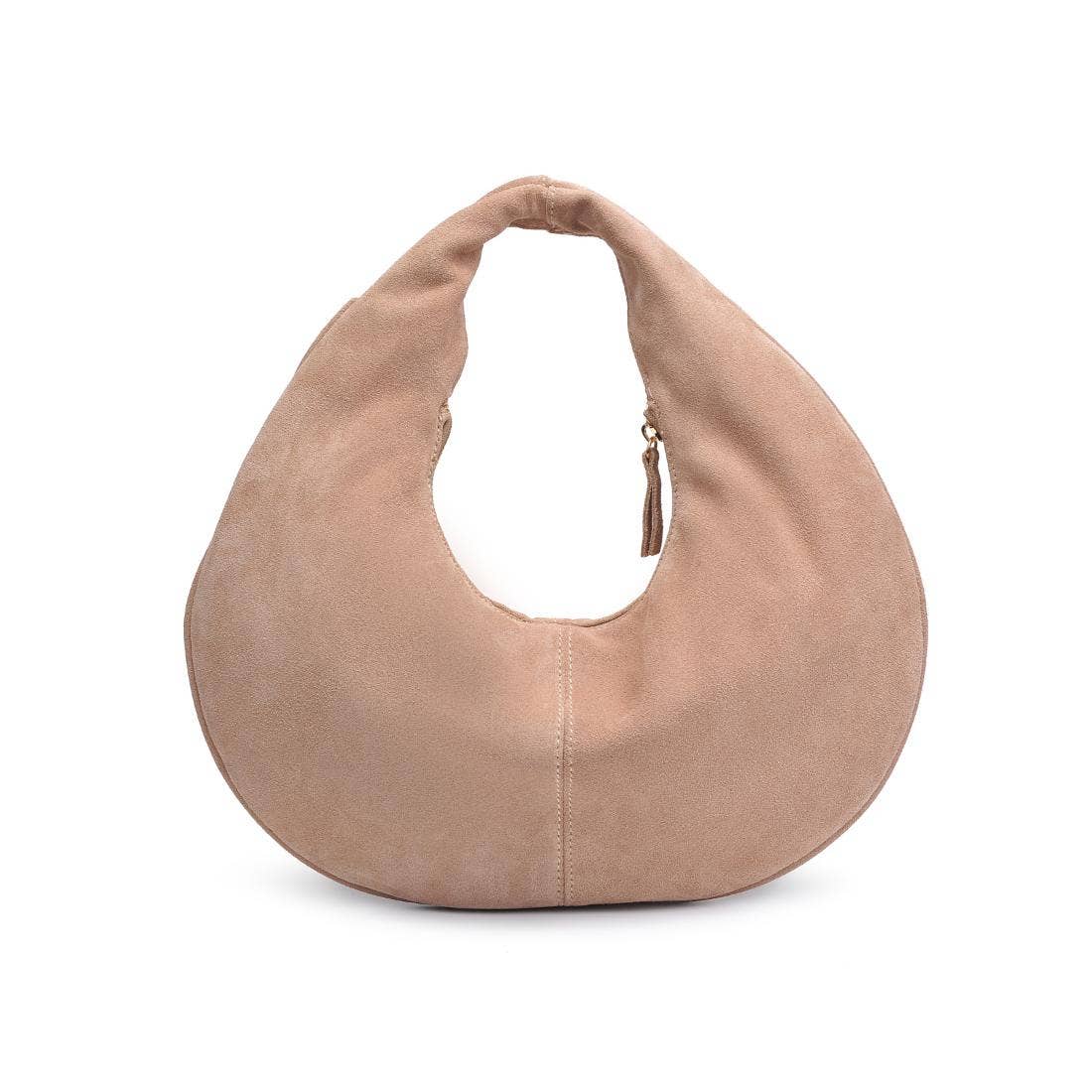 Farrah Genuine Suede Leather Hobo