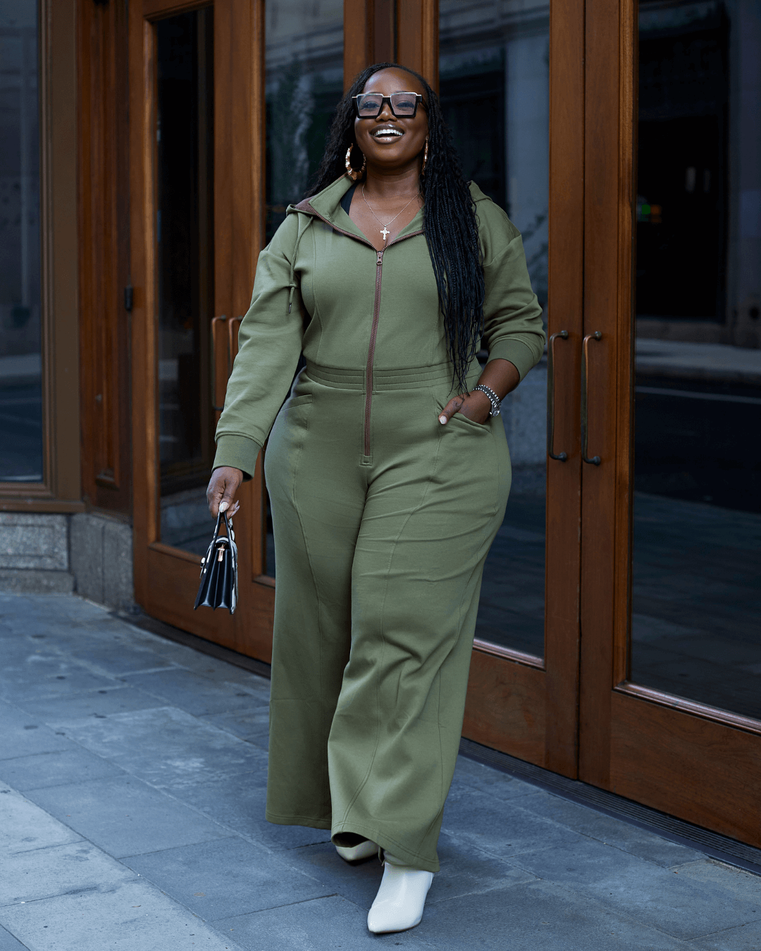 Satin Crown Jumpsuit