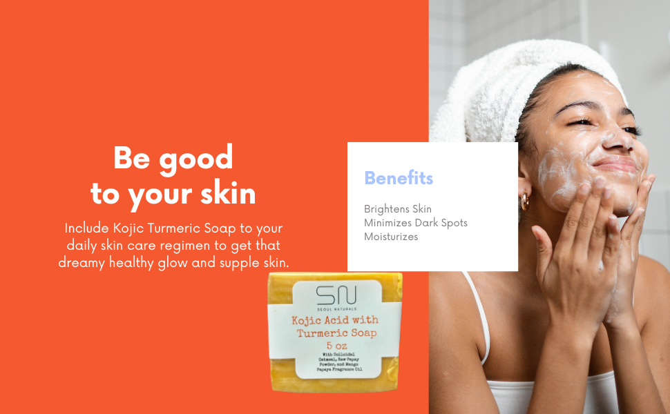 Kojic Acid with Turmeric Soap, 5 oz - Wholesale