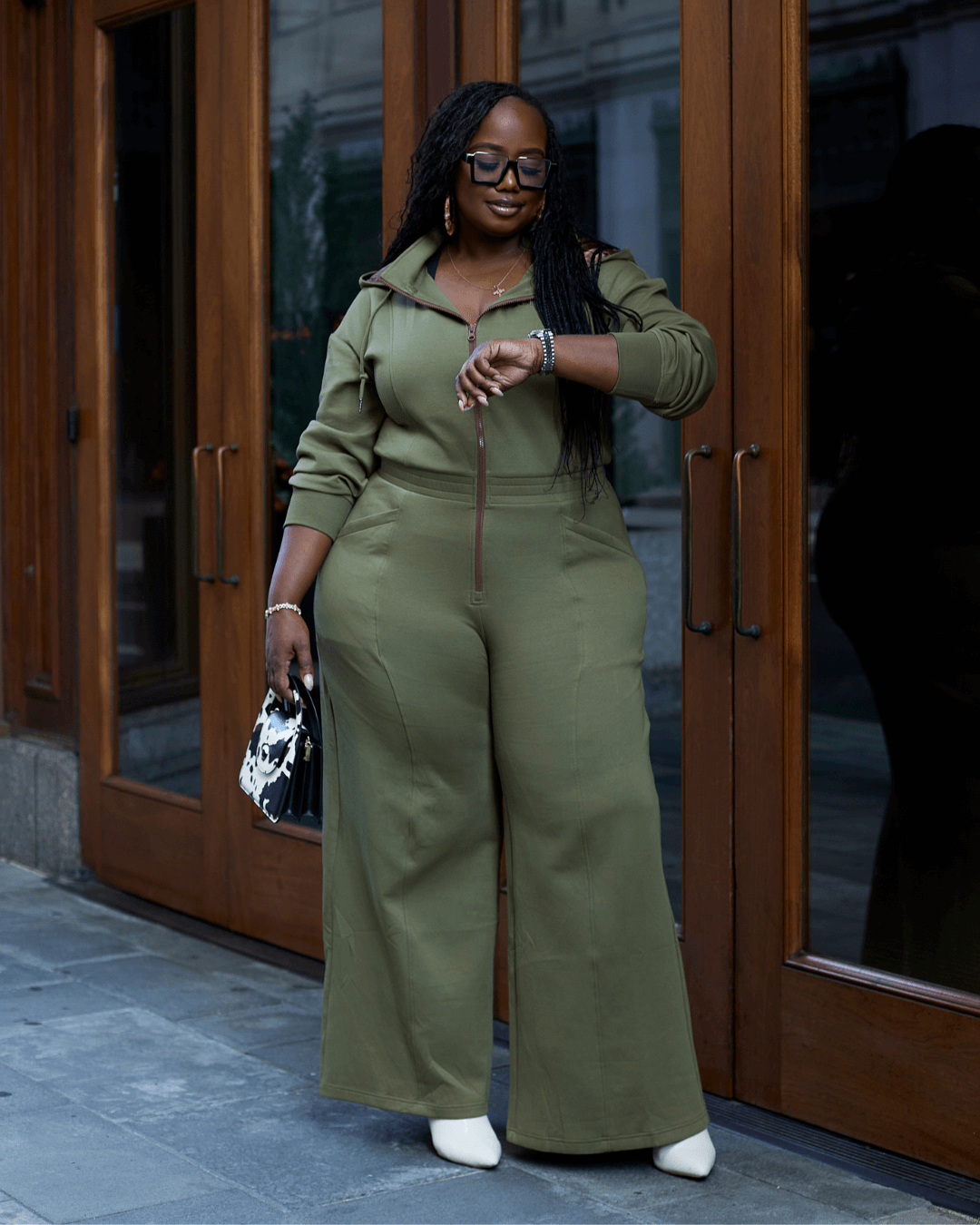 Satin Crown Jumpsuit