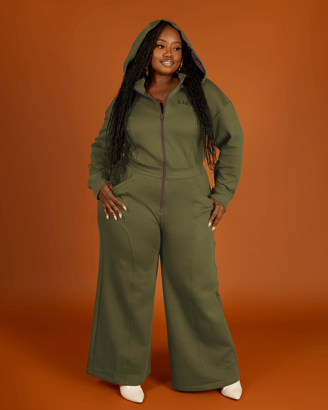 Satin Crown Jumpsuit