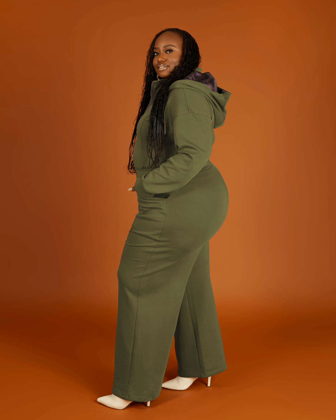 Satin Crown Jumpsuit