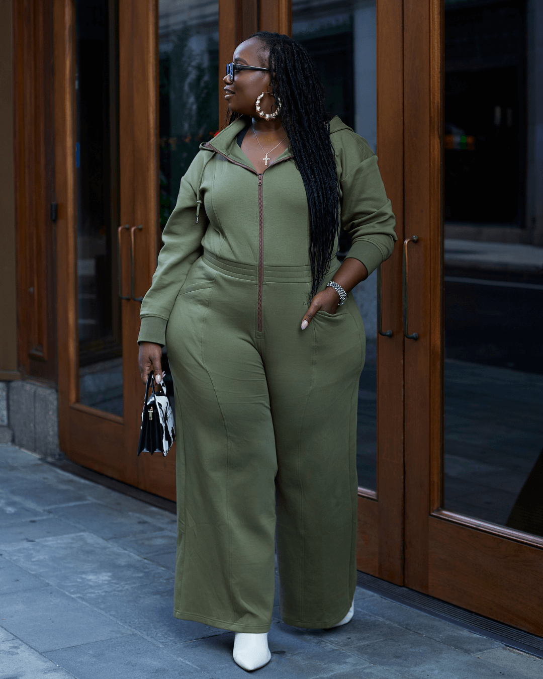 Satin Crown Jumpsuit