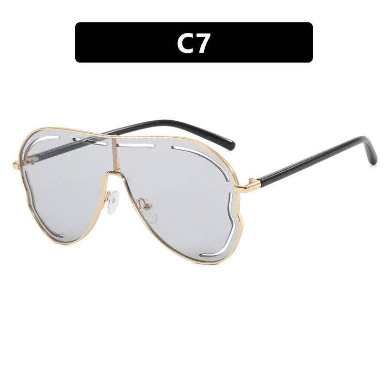 Trendy Oversized Cat Eye Sunglasses