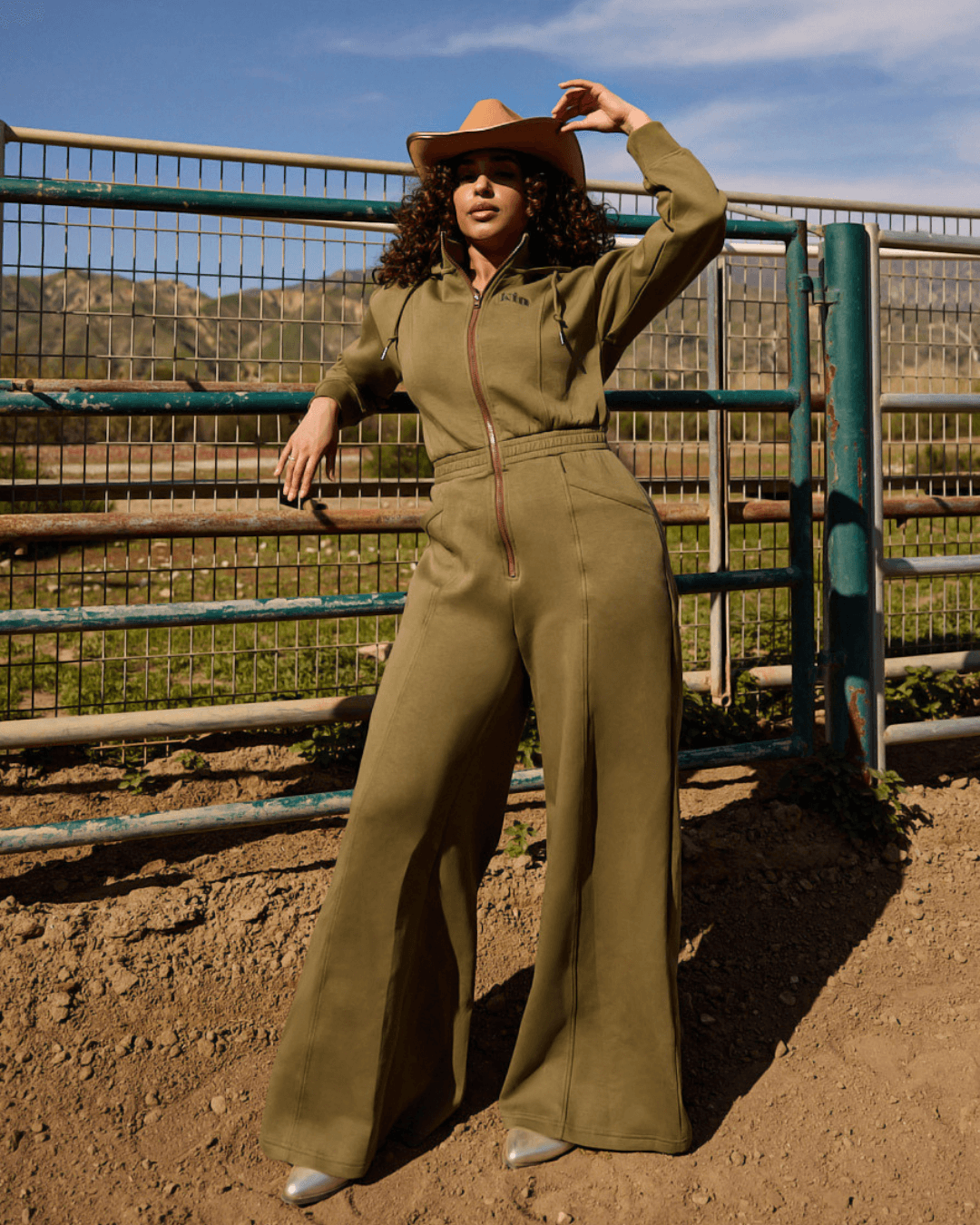 Satin Crown Jumpsuit