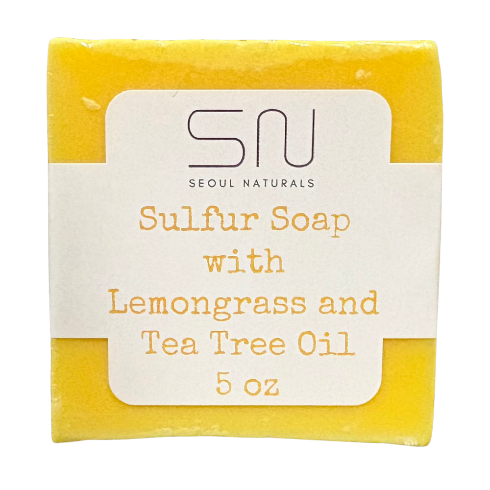 Sulfur Soap with Lemongrass and Tea Tree, 5oz - Wholesale