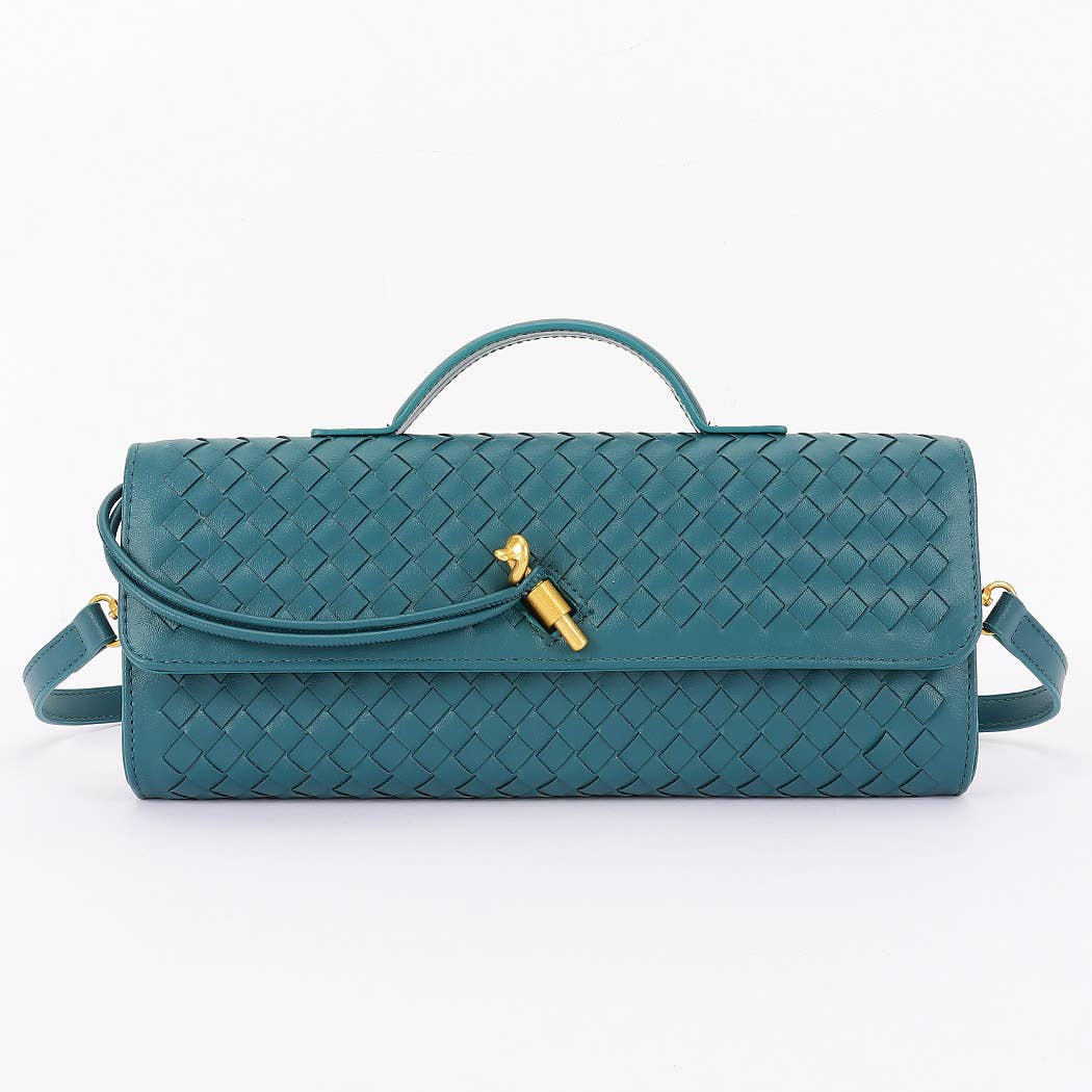 Woven Leather Handbag