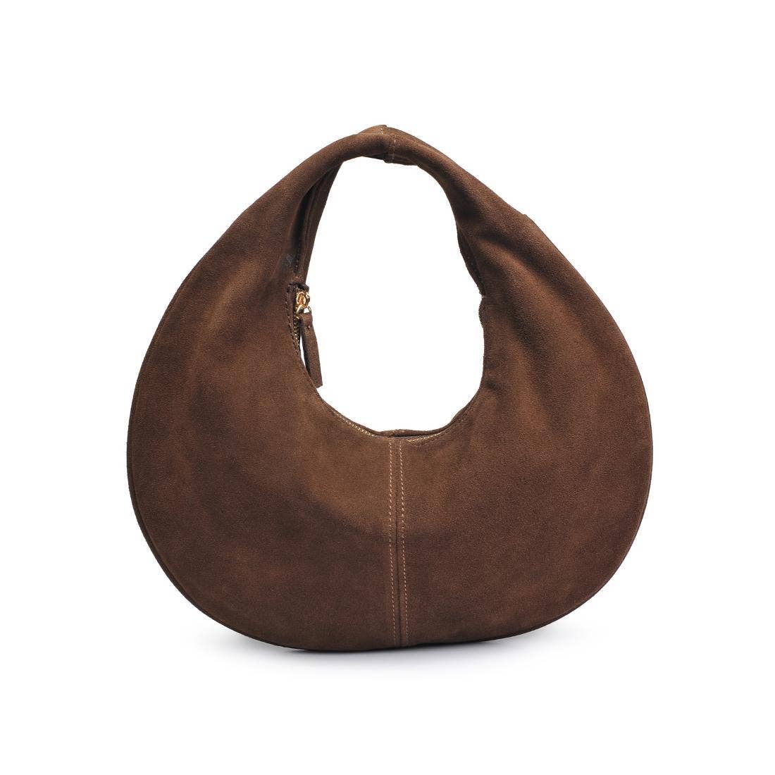 Farrah Genuine Suede Leather Hobo