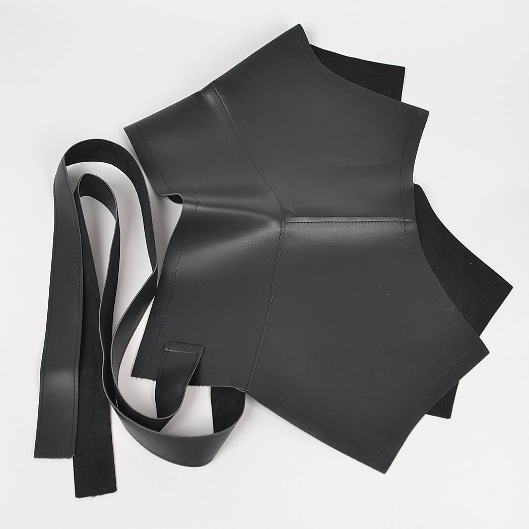 Faux Leather Skirt Belt