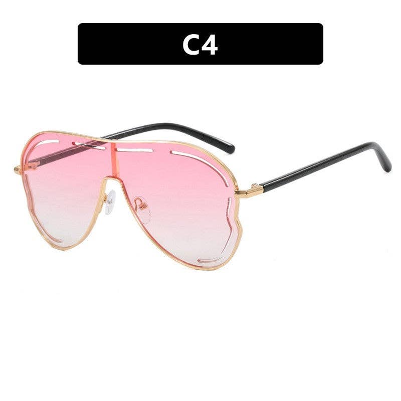 Trendy Oversized Cat Eye Sunglasses