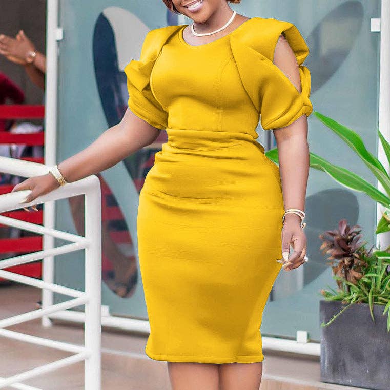 DREAM VERA APPAREL - Elegant Pencil Dress Comfortable Business Casual Dress