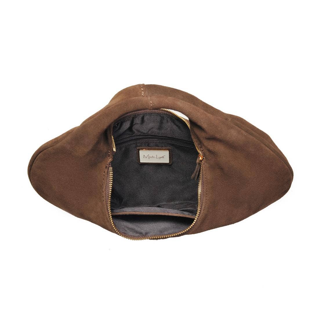 Farrah Genuine Suede Leather Hobo