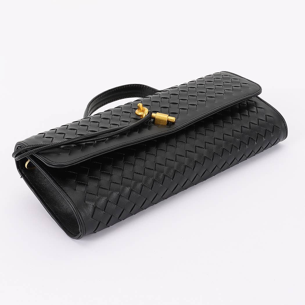 Woven Leather Handbag