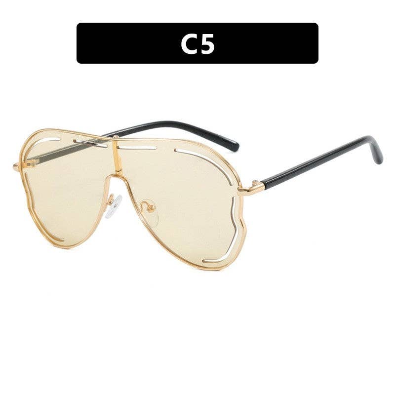 Trendy Oversized Cat Eye Sunglasses