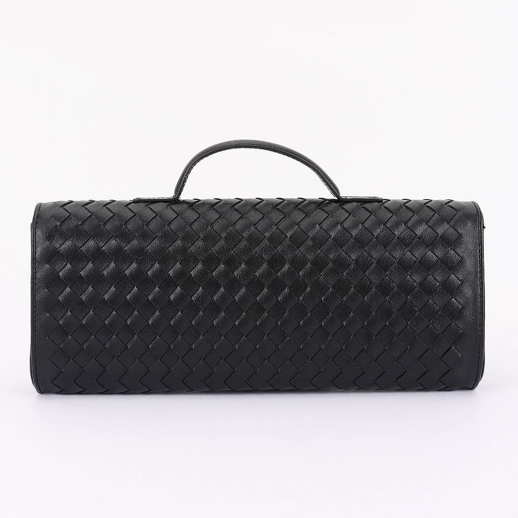 Woven Leather Handbag