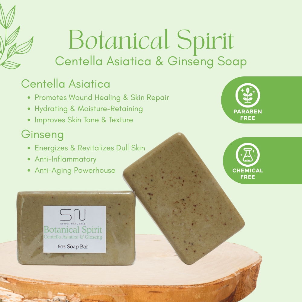 Centella Asiatica & Ginseng Soap, K Beauty - Wholesale
