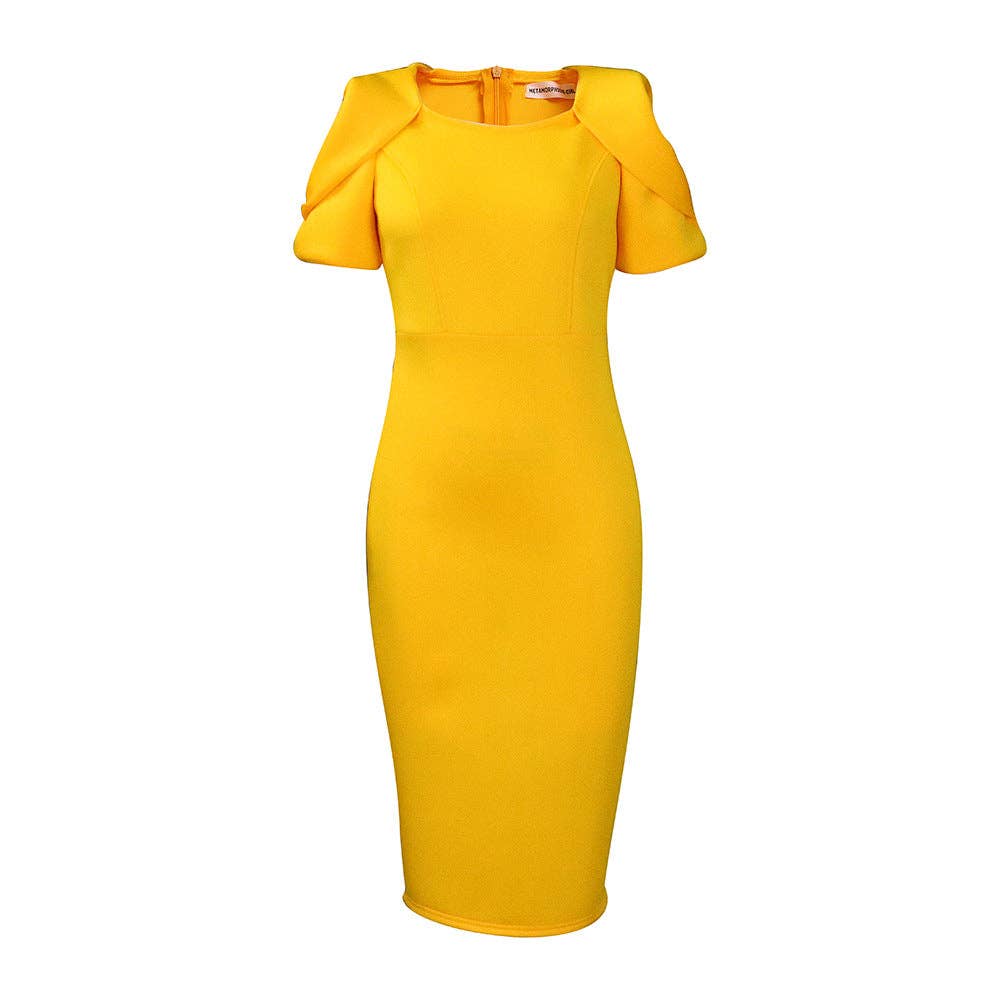 DREAM VERA APPAREL - Elegant Pencil Dress Comfortable Business Casual Dress