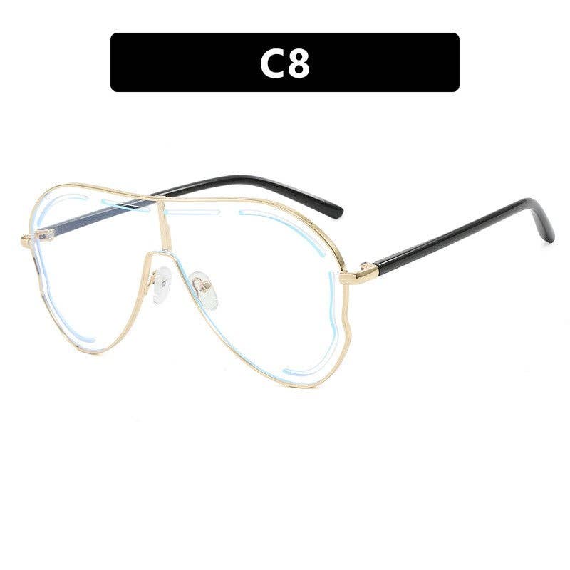Trendy Oversized Cat Eye Sunglasses